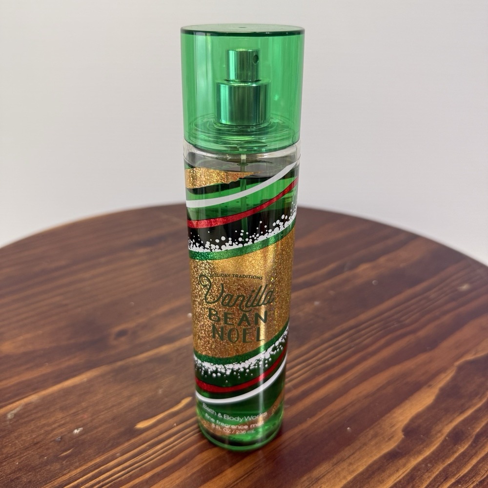 Bath & Body Works Vanilla Bean Noel Fine Fragrance Body Mist, Body Spray 8 oz